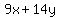 9x+%2B+14y