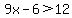 9x-6%3E12