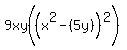 9xy%28%28x%5E2-%285y%29%29%5E2%29