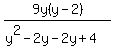 9y%28y-2%29%2F%28y%5E2-2y-2y%2B4%29