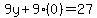 9y%2B9%280%29=27
