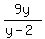 9y%2F%28y-2%29%29