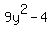 9y%5E2+-+4