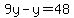 9y-y=48