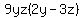9yz%282y-3z%29