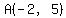 A%28-2%2C5%29