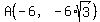 A%28-6%2C-6%2Asqrt%283%29%29