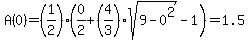 A%280%29=+%281%2F2%29%2A%280%2F2+%2B+%284%2F3%29%2Asqrt%289-0%5E2%29+-+1%29+=+1.5