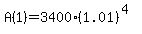 A%281%29+=+3400%281.01%29%5E%284%29
