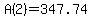 A%282%29+=+347.74