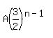 A%283%2F2%29%5E%28n-1%29