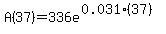 A%2837%29=336e%5E%280.031%2837%29%29