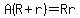 A%28R%2Br%29=Rr