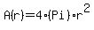 A%28r%29+=+4%28Pi%29r%5E2