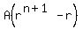 A%28r%5E%28n%2B1%29-r%29