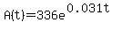 A%28t%29=336e%5E%280.031t%29
