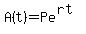 A%28t%29=Pe%5E%28rt%29