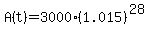 A%28t%29+=+3000%281.015%29%5E%2828%29