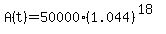 A%28t%29+=+50000%281.044%29%5E%2818%29
