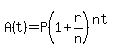 A%28t%29+=+P+%281%2Br%2Fn%29%5E%28nt%29+