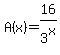 A%28x%29+=+16%2F3%5Ex