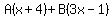 A%28x%2B4%29%2BB%283x-1%29