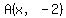 A%28x%2C-2%29