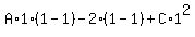 A%2A1%281-1%29-2%281-1%29%2BC%2A1%5E2