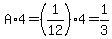 A%2A4=%281%2F12%294=1%2F3