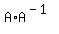 A%2AA%5E%28-1%29