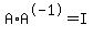 A%2AA%5E-1=I