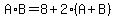 A%2AB+=+8+%2B+2%2A%28A%2BB%29