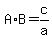 A%2AB+=+c%2Fa