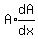 A%2Aexpr%28dA%2Fdx%29