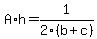A%2Ah+=+1%2F2%28b%2Bc%29