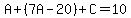 A%2B%287A-20%29%2BC=10