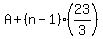 A%2B%28n-1%29%2823%2F3%29