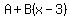 A%2BB%28x-3%29