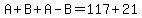 A%2BB%2BA-B=117%2B21
