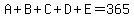 A%2BB%2BC%2BD%2BE=365