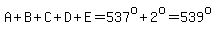 A%2BB%2BC%2BD%2BE=537%5Eo%2B2%5Eo=539%5Eo
