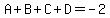 A%2BB%2BC%2BD=-2