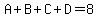 A%2BB%2BC%2BD+=+8