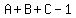 A%2BB%2BC-1