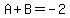 A%2BB=-2