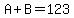 A%2BB=123