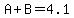 A%2BB=4.1