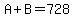 A%2BB=728