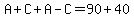 A%2BC%2BA-C=90%2B40