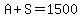 A%2BS=1500